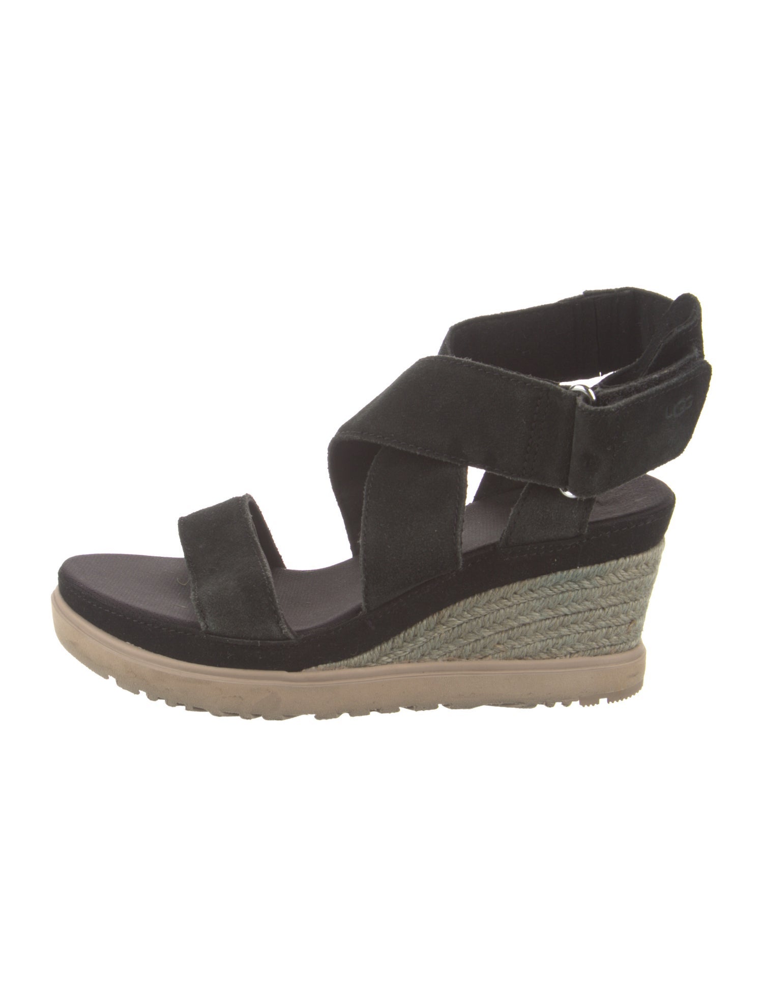 UGG Suede Braided Accents Espadrilles