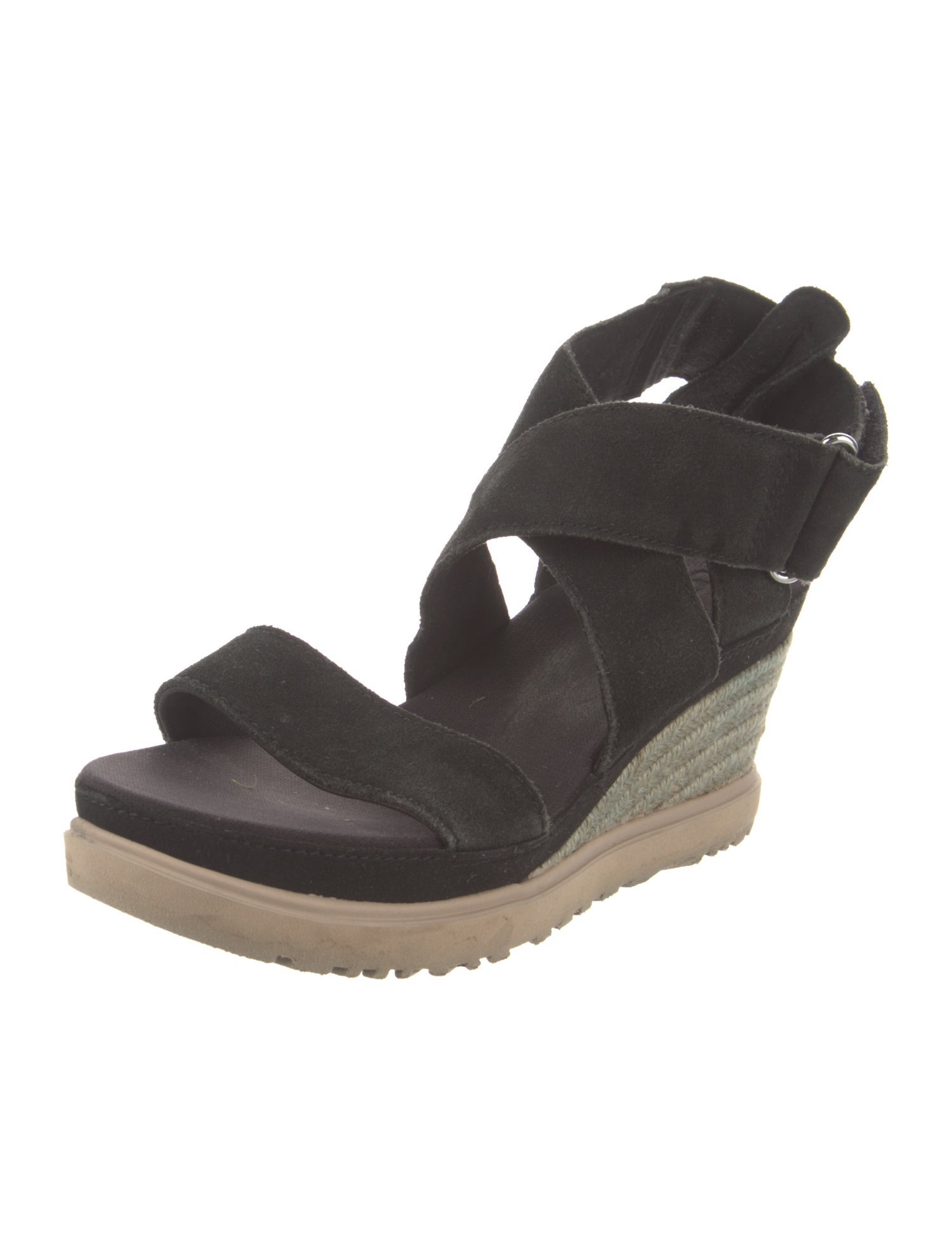 UGG Suede Braided Accents Espadrilles