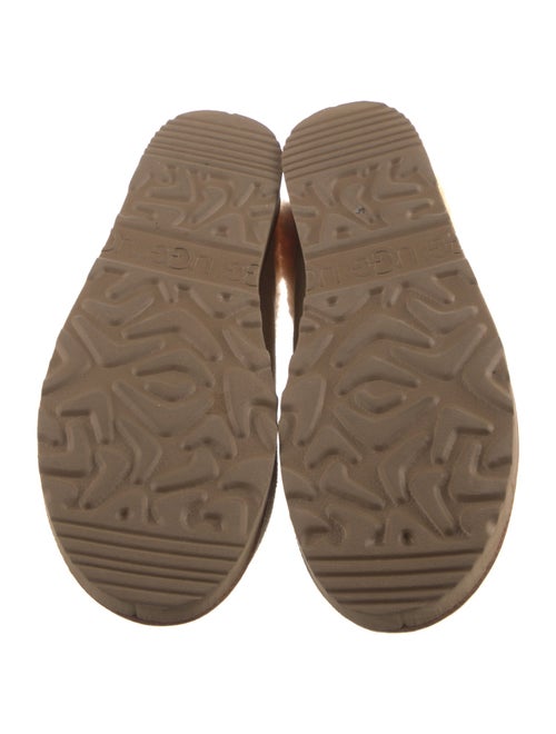 UGG Suede Fur Trim Mules