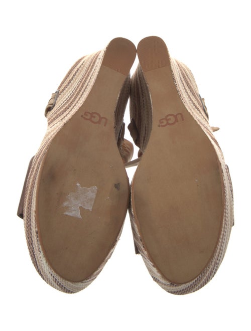 UGG Leather Printed Espadrilles