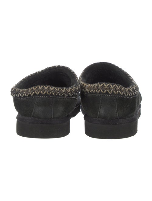 UGG Suede Fur Trim Slippers