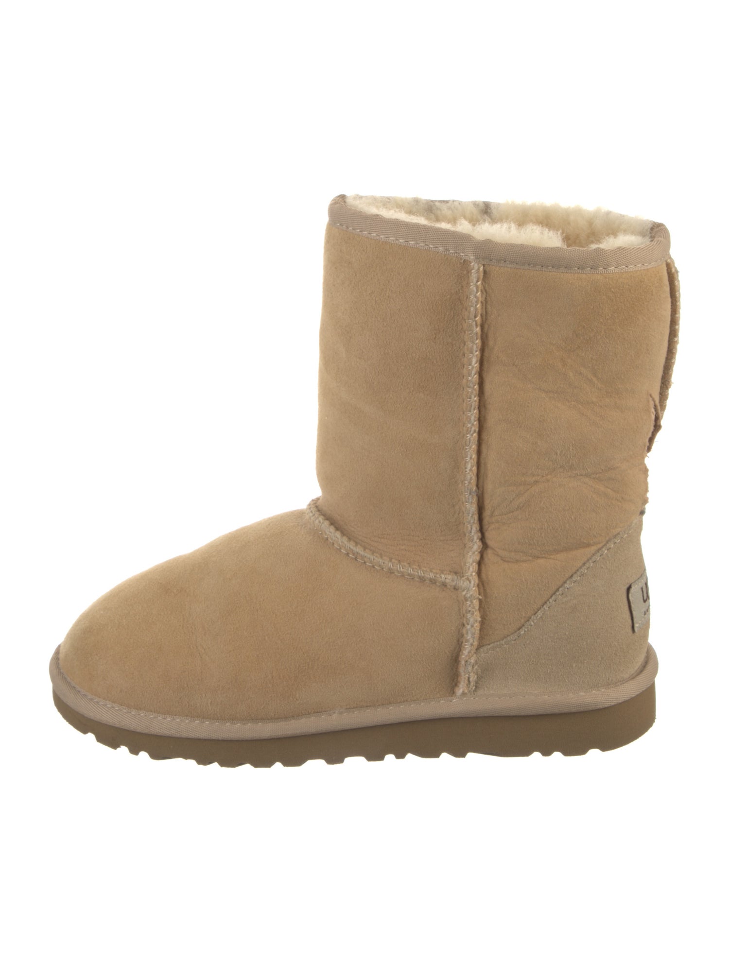UGG Suede Whipstitch Trim Boots