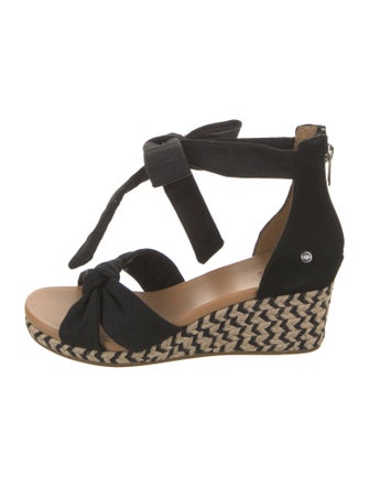 UGG Canvas Bow Accents Espadrilles