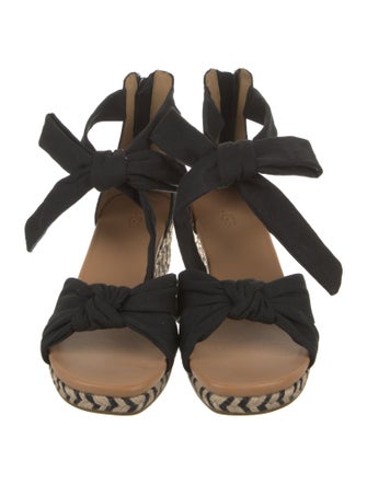 UGG Canvas Bow Accents Espadrilles