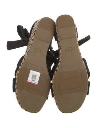 UGG Canvas Bow Accents Espadrilles