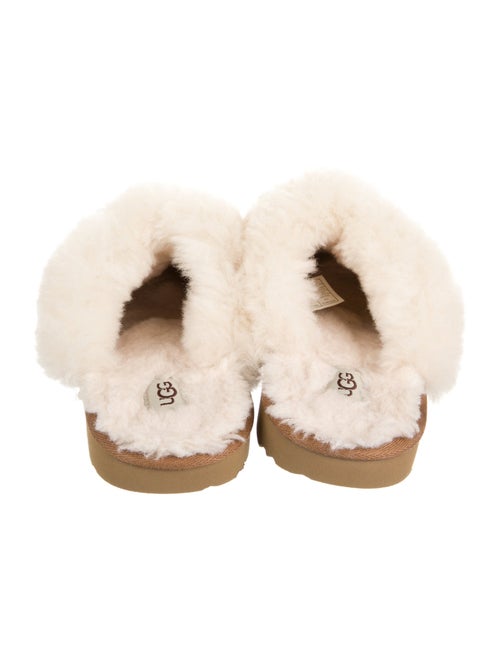 UGG Toddler Girls' Fur Trim Slide In Slippers