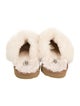 UGG Toddler Girls' Fur Trim Slide In Slippers