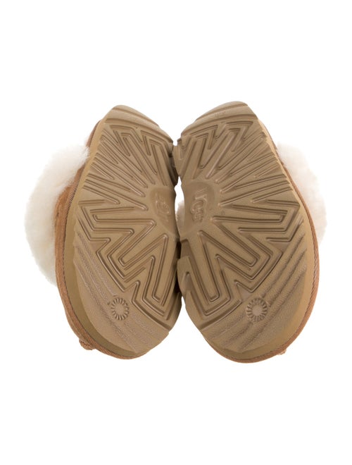 UGG Toddler Girls' Fur Trim Slide In Slippers