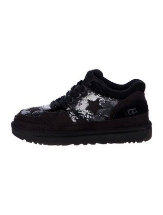 UGG Leather Distressed Accents Sneakers
