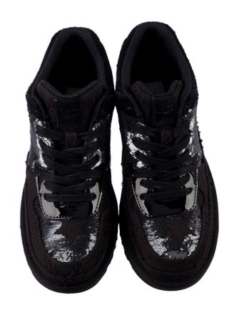UGG Leather Distressed Accents Sneakers