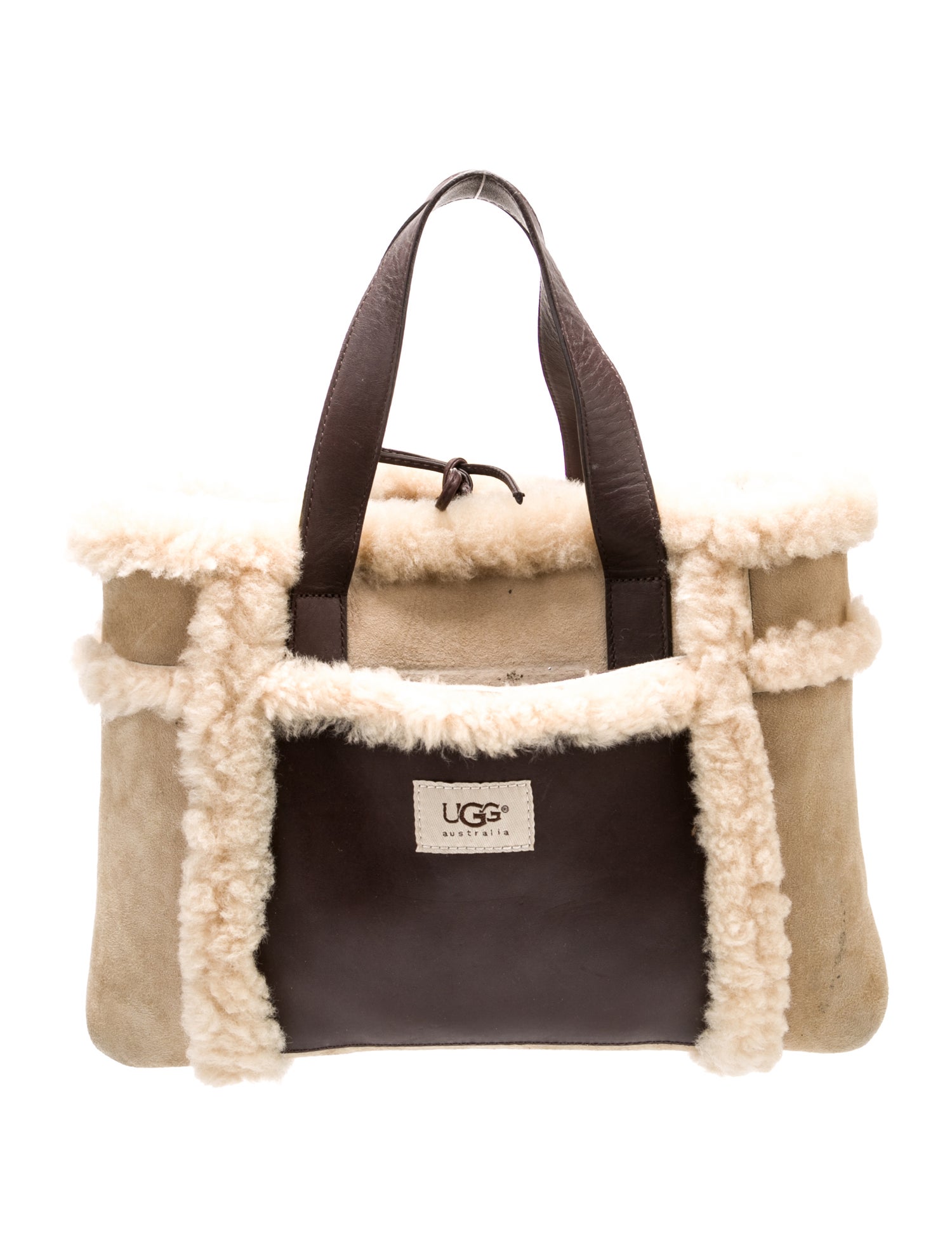 UGG Shearling Top Handle Bag