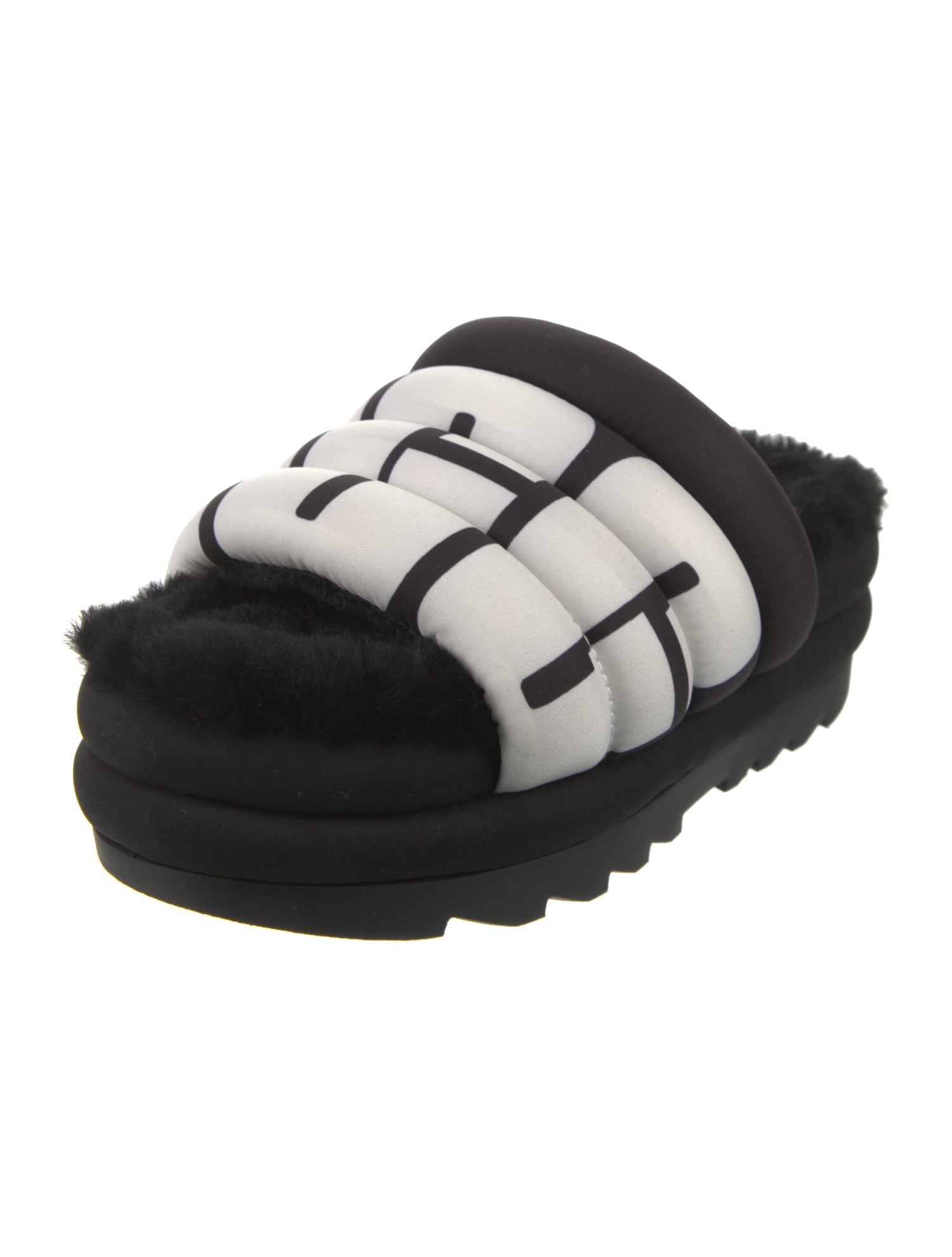 UGG Rubber Graphic Print Slides