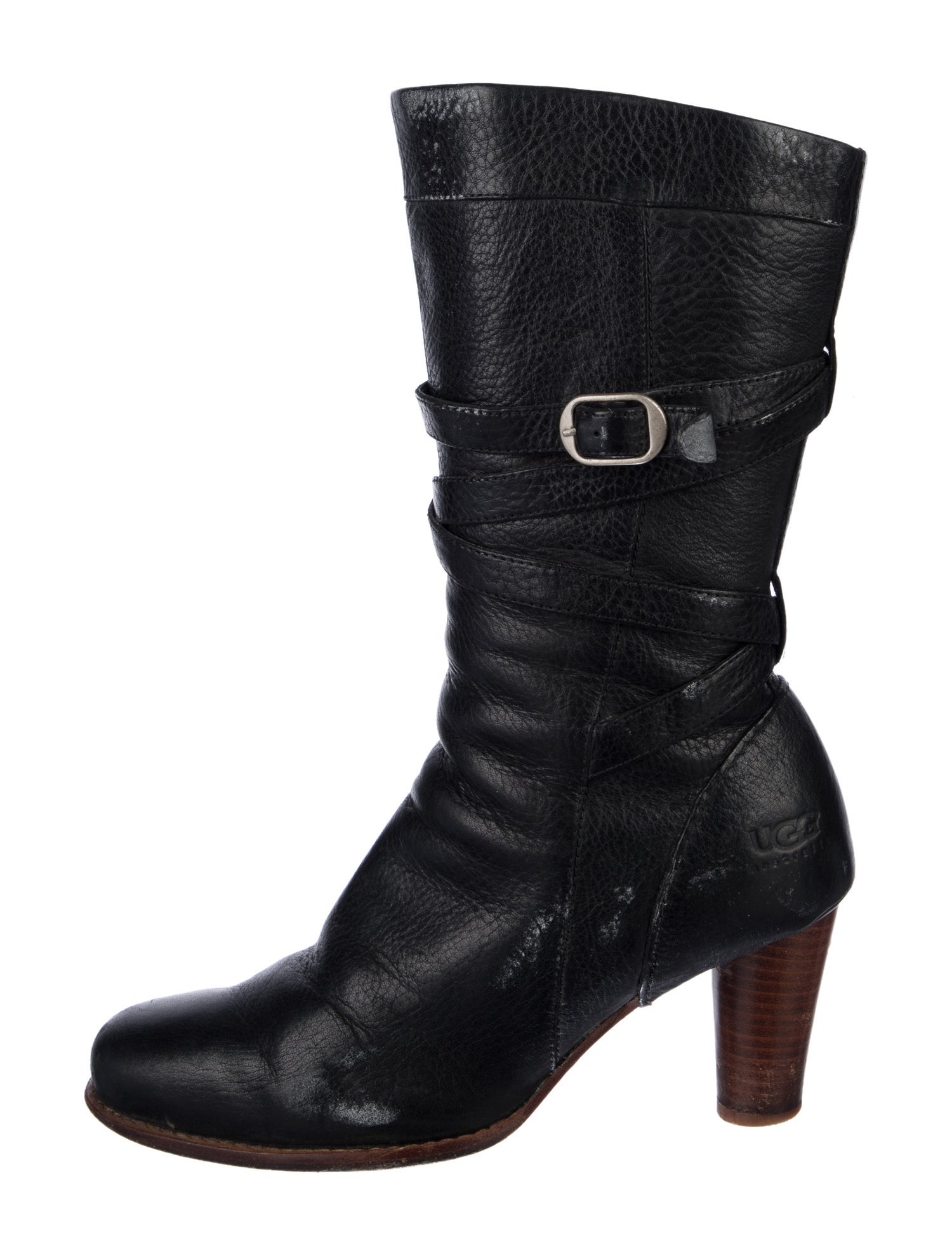 UGG Leather Combat Boots