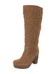 UGG Intrecciato Weave Suede Lace-Up Boots