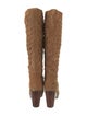 UGG Intrecciato Weave Suede Lace-Up Boots