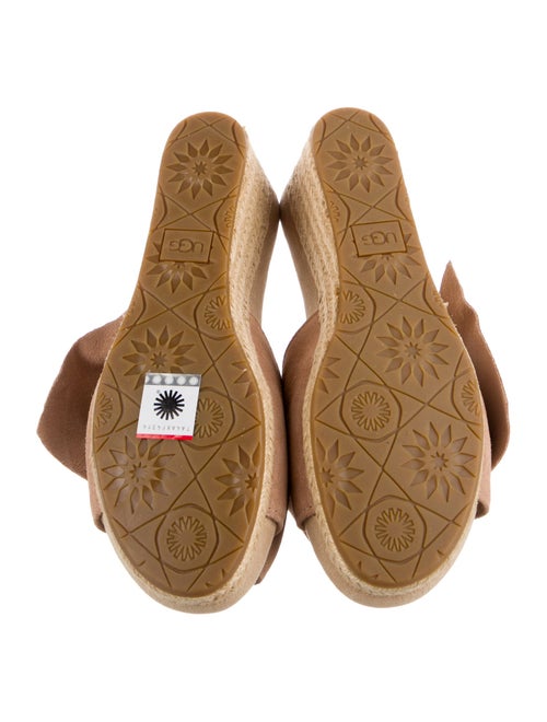 UGG Suede Bow Accents Espadrilles