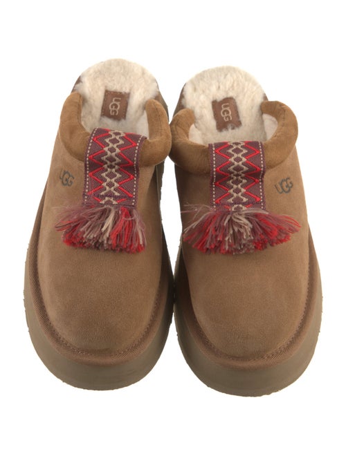 UGG Suede Embroidered Accent Mules