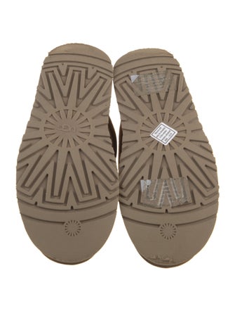 UGG Suede Embroidered Accent Mules