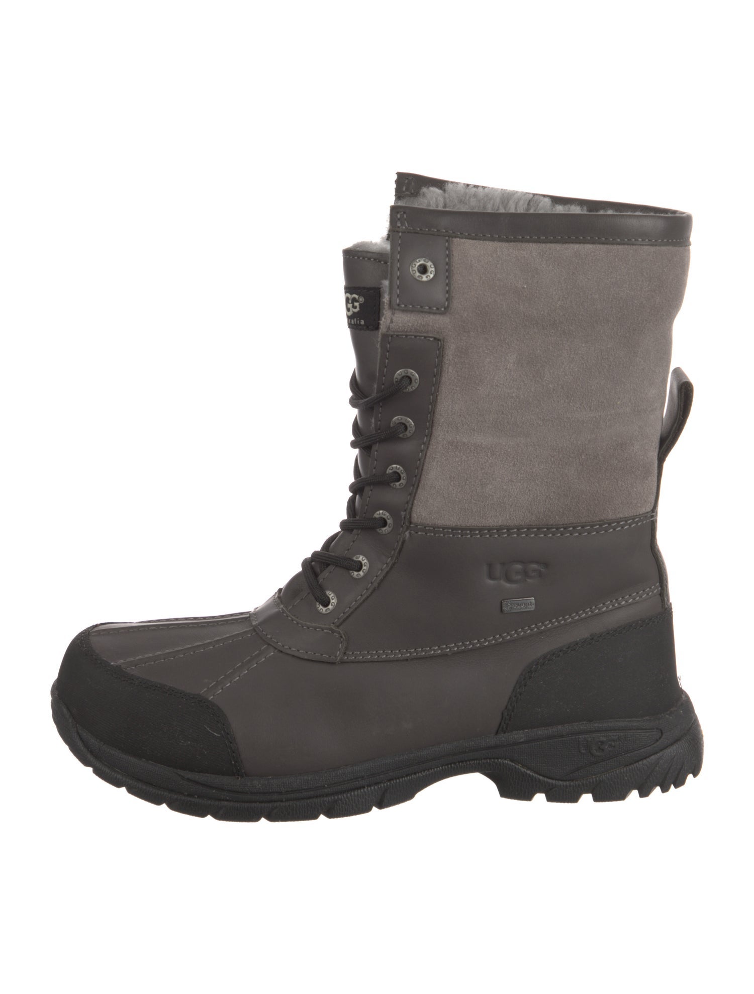 UGG Leather Lace-Up Boots