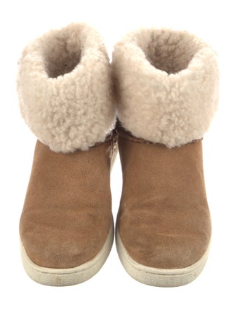 UGG Suede Colorblock Pattern Boots
