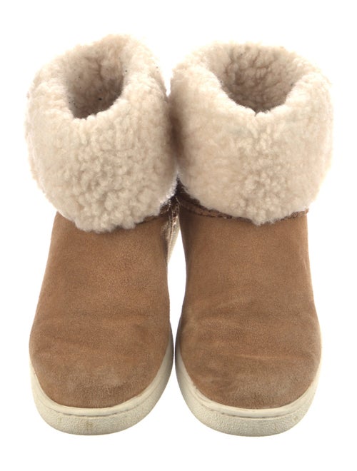 UGG Suede Colorblock Pattern Boots