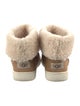 UGG Suede Colorblock Pattern Boots