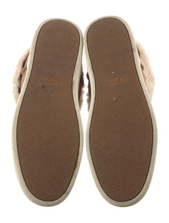 UGG Suede Colorblock Pattern Boots