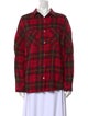 UGG Plaid Print Long Sleeve Button-Up Top