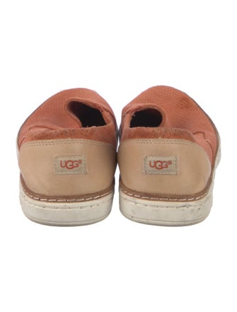 UGG Suede Colorblock Pattern Sneakers