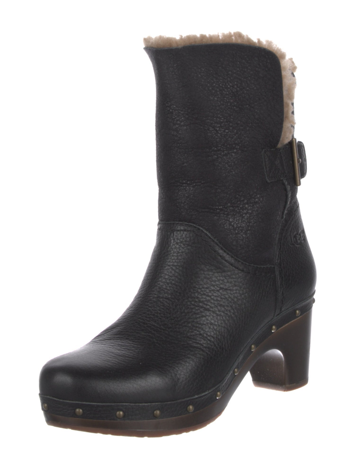 UGG Leather Studded Accents Boots