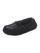 UGG Suede Crystal Embellishments Moccasins