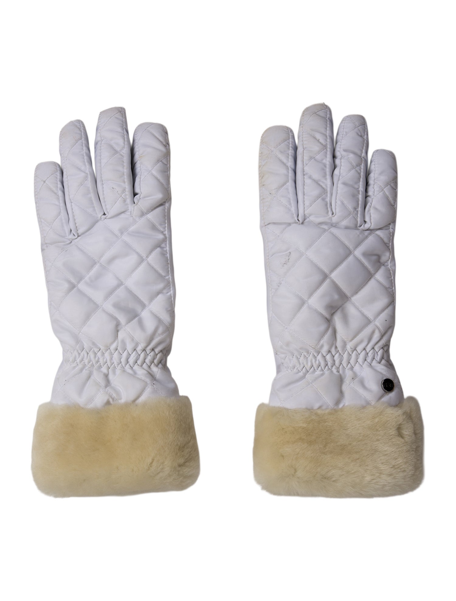 UGG white multi color gloves
