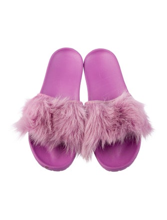 UGG Royale Faux Fur Slides