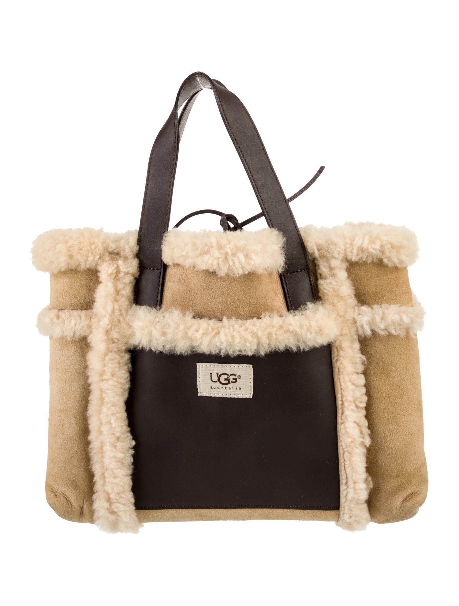 UGG Shearling Top Handle Bag