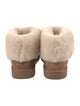 UGG Suede Fur Trim Boots