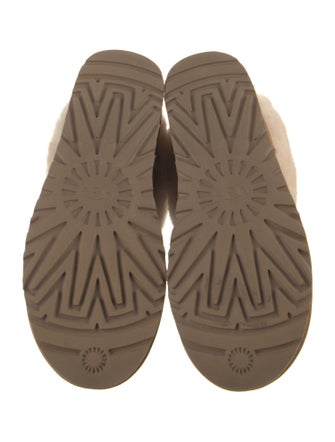 UGG Suede Fur Trim Boots