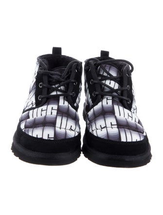 UGG Nylon Printed Combat Boots