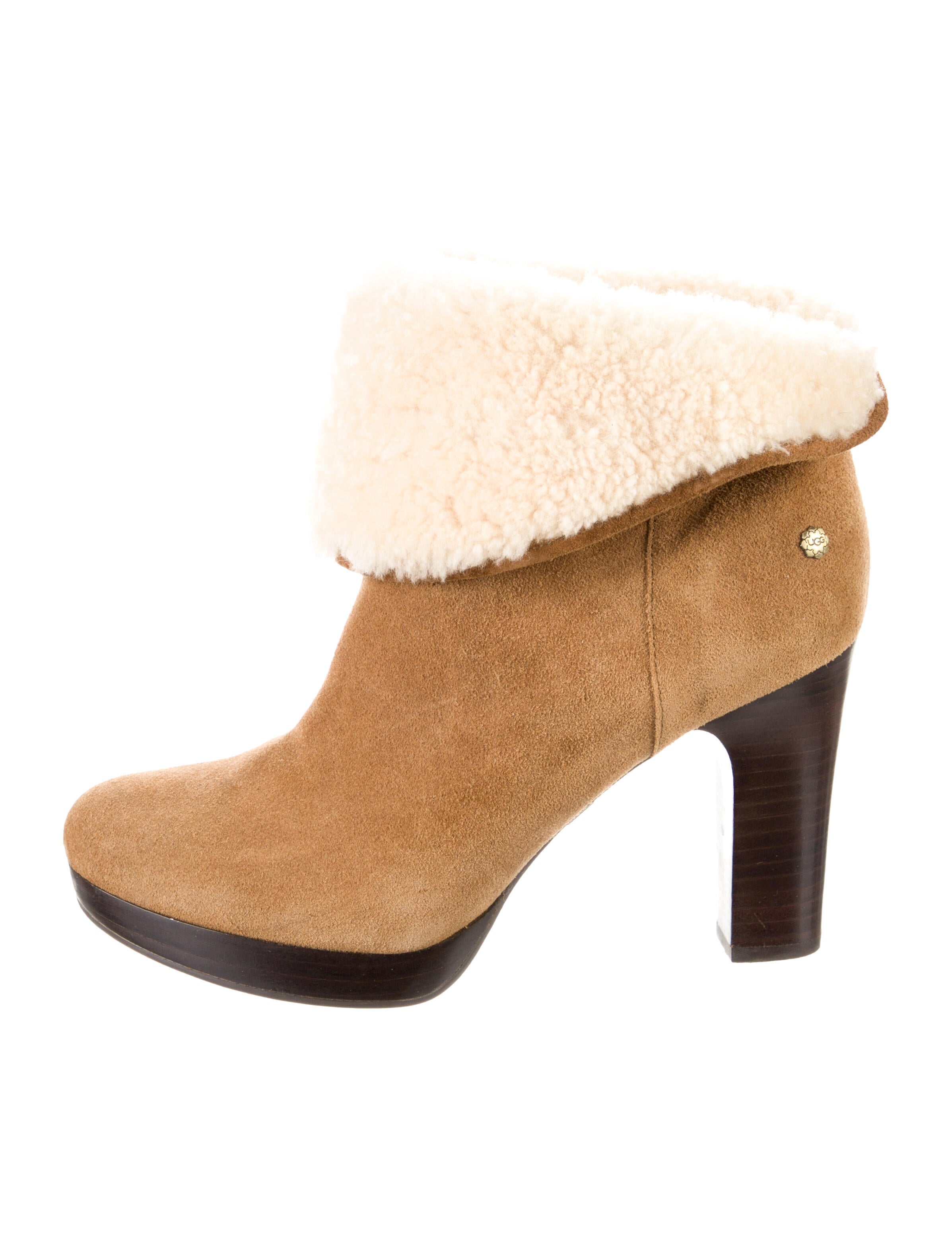 UGG Suede Lace-Up Boots