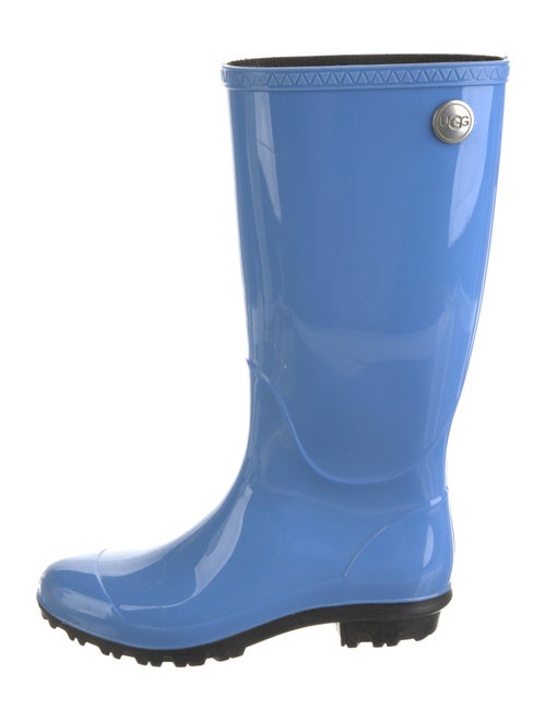 UGG Rubber Colorblock Pattern Rain Boots