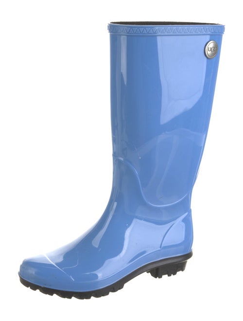 UGG Rubber Colorblock Pattern Rain Boots