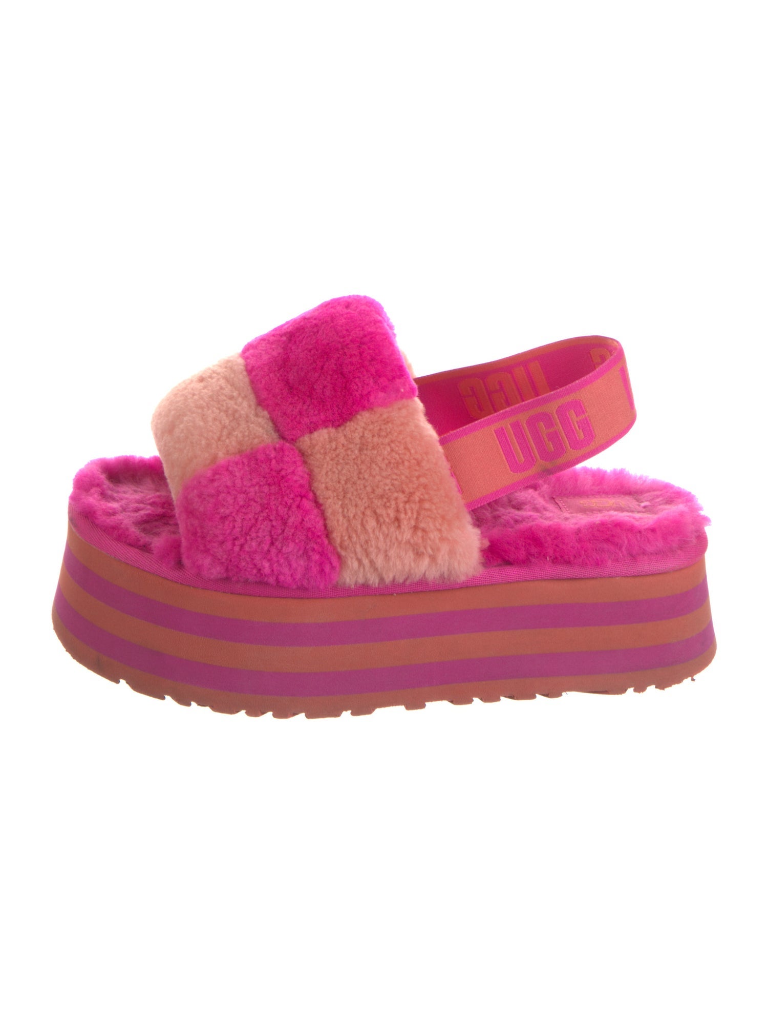 UGG Shearling Slingback Sandals