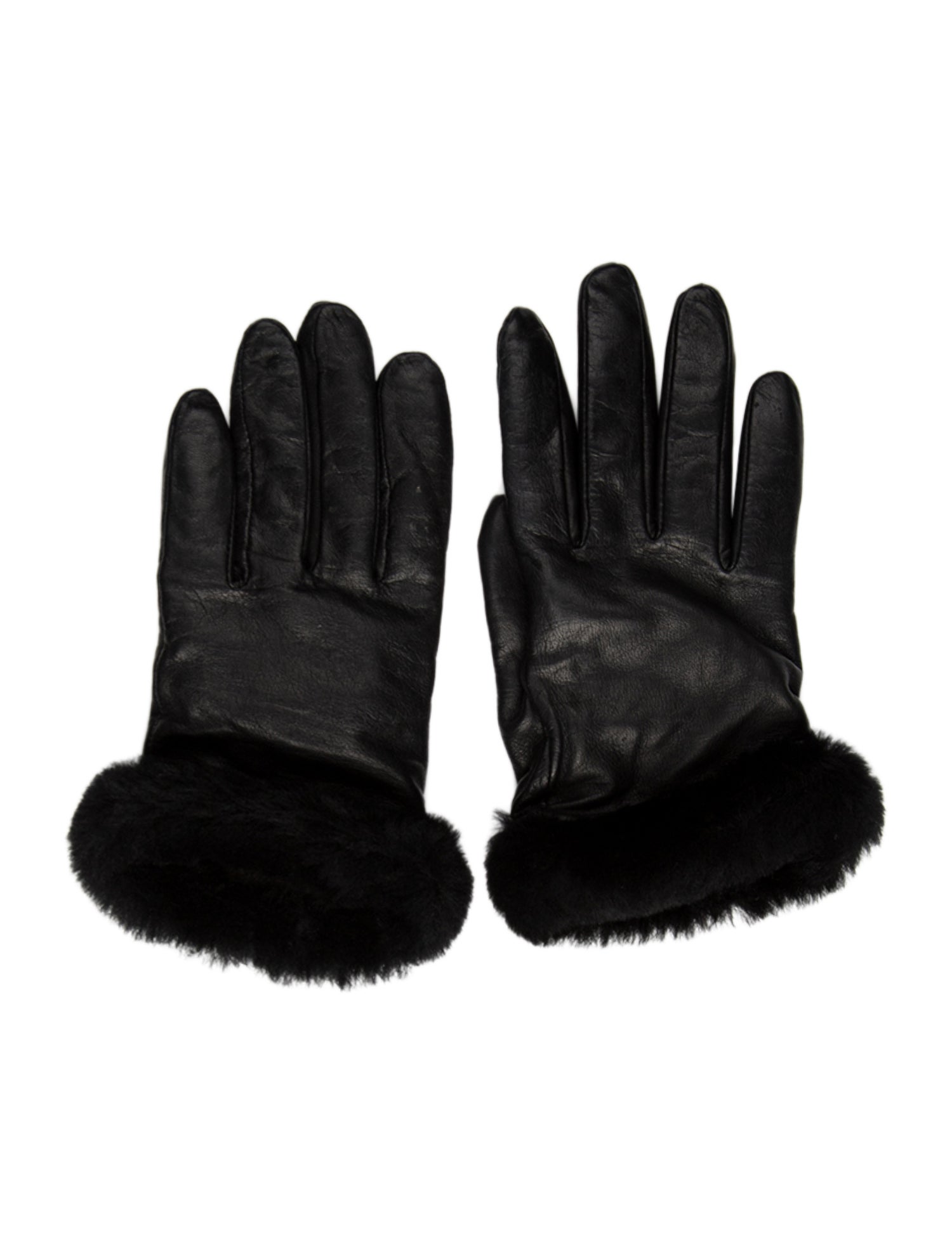 UGG Leather Winter Gloves