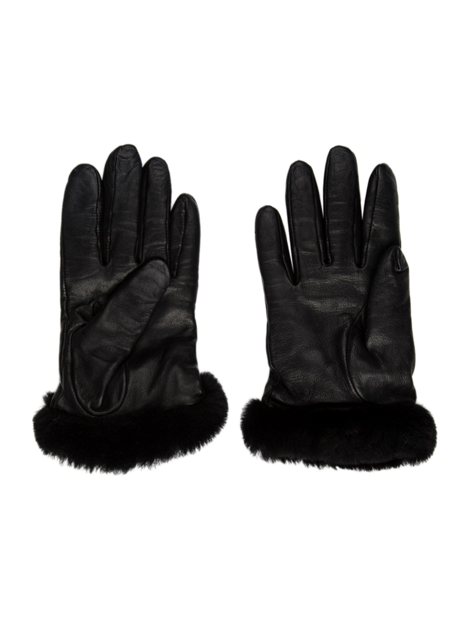 UGG Leather Winter Gloves