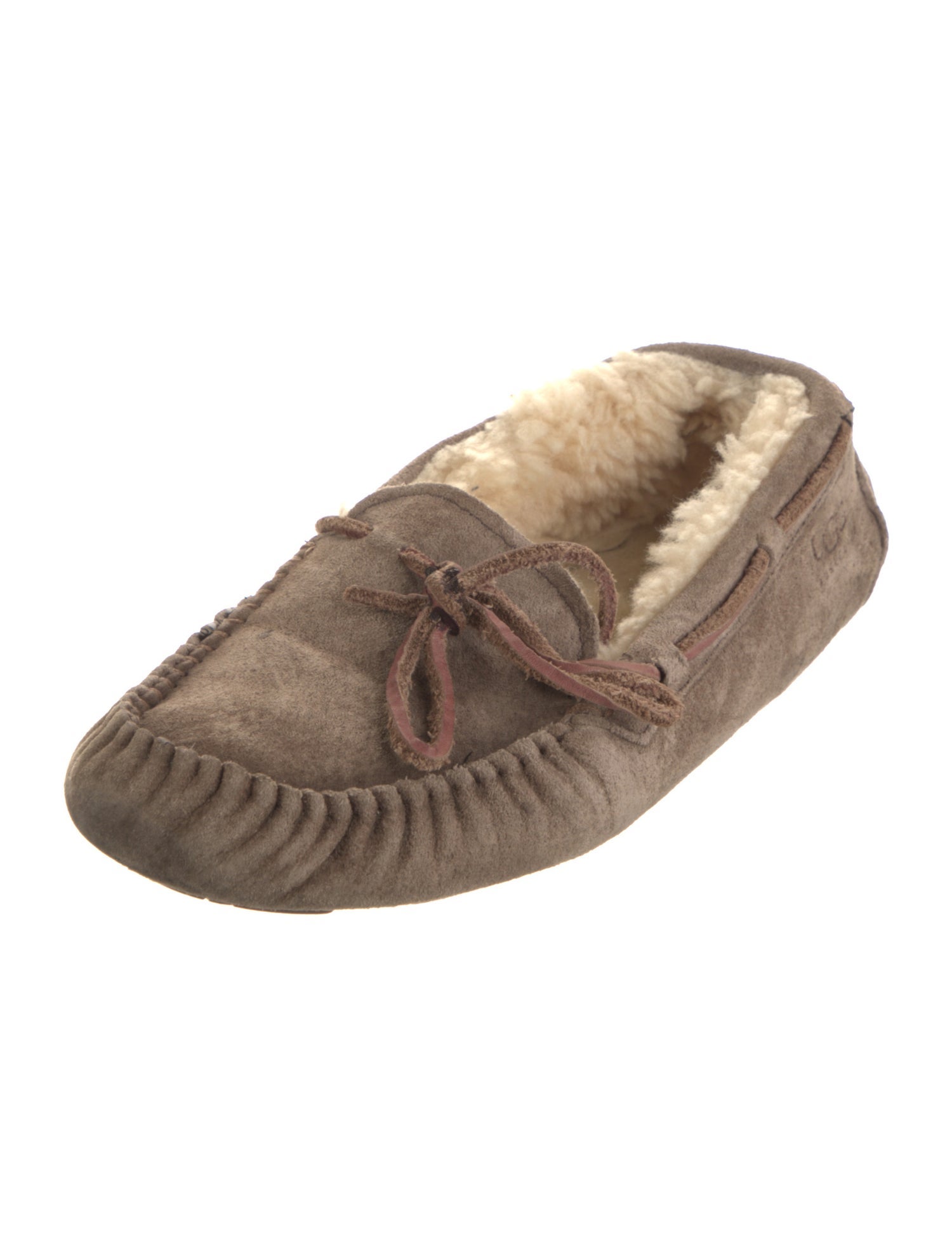 UGG Suede Bow Accents Moccasins