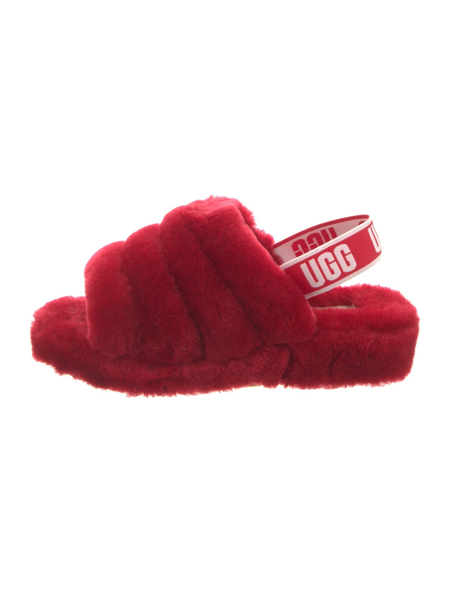 UGG Shearling Slingback Sandals