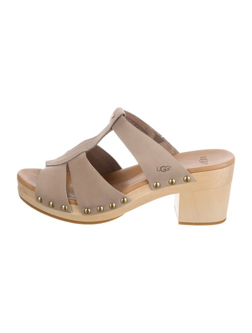 UGG Leather Studded Accents Slides