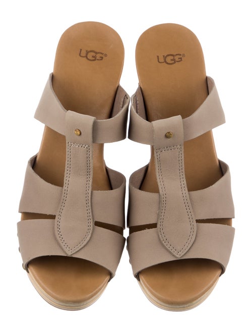 UGG Leather Studded Accents Slides
