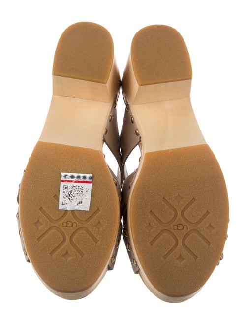 UGG Leather Studded Accents Slides