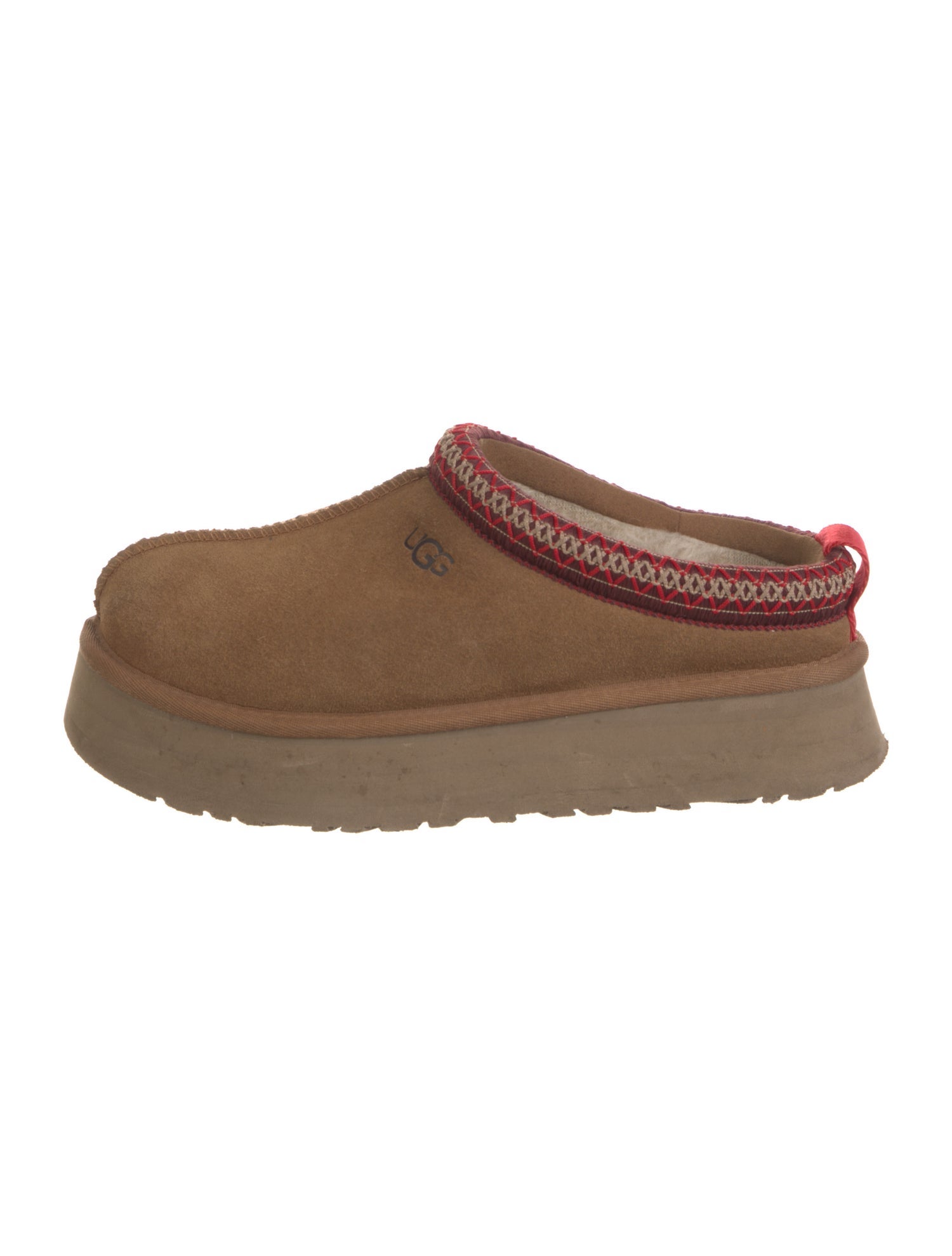 UGG Suede Faux Fur Trim Oxfords