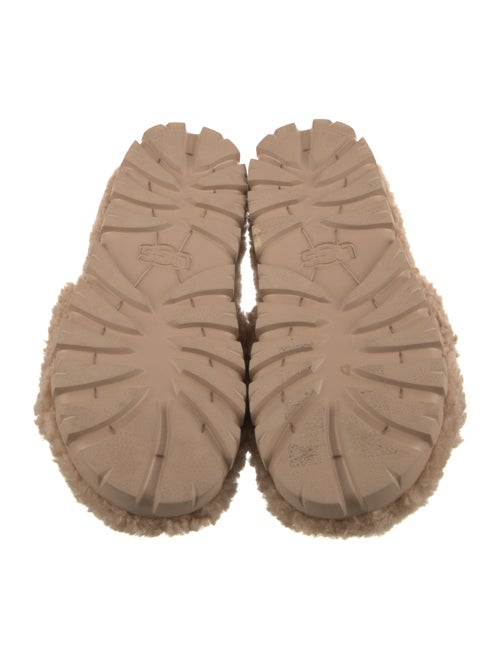 UGG Shearling Fur Trim Slides